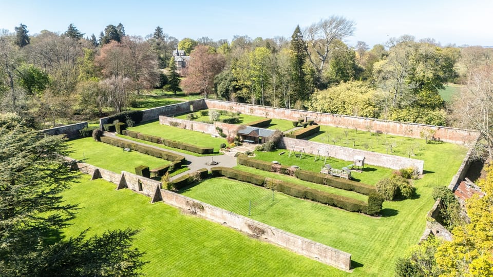 The private estate walled garden for your use is a 5 minute walk a way
