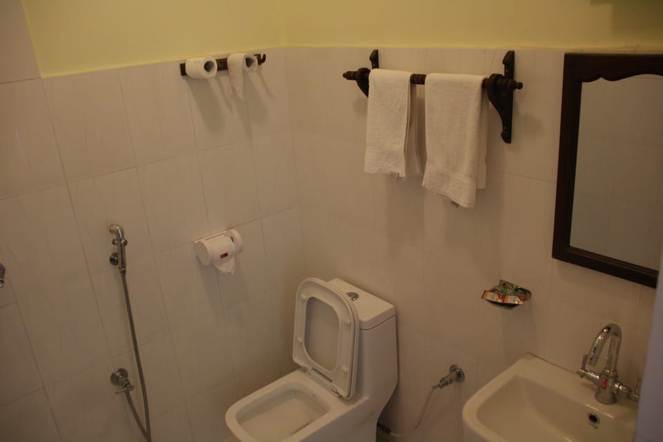 Deluxe Double Room, Terrace, Hill View | Bathroom | Shower, rainfall showerhead, free toiletries, hair dryer