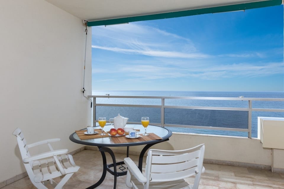 Terrace overlooking the sea