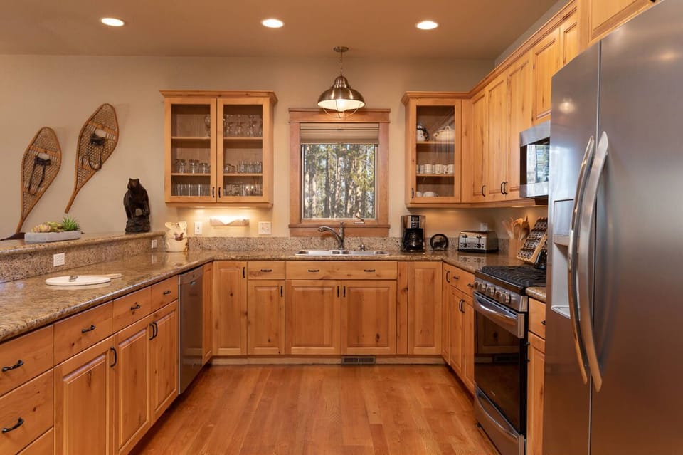 Gorgeous views from the open kitchen