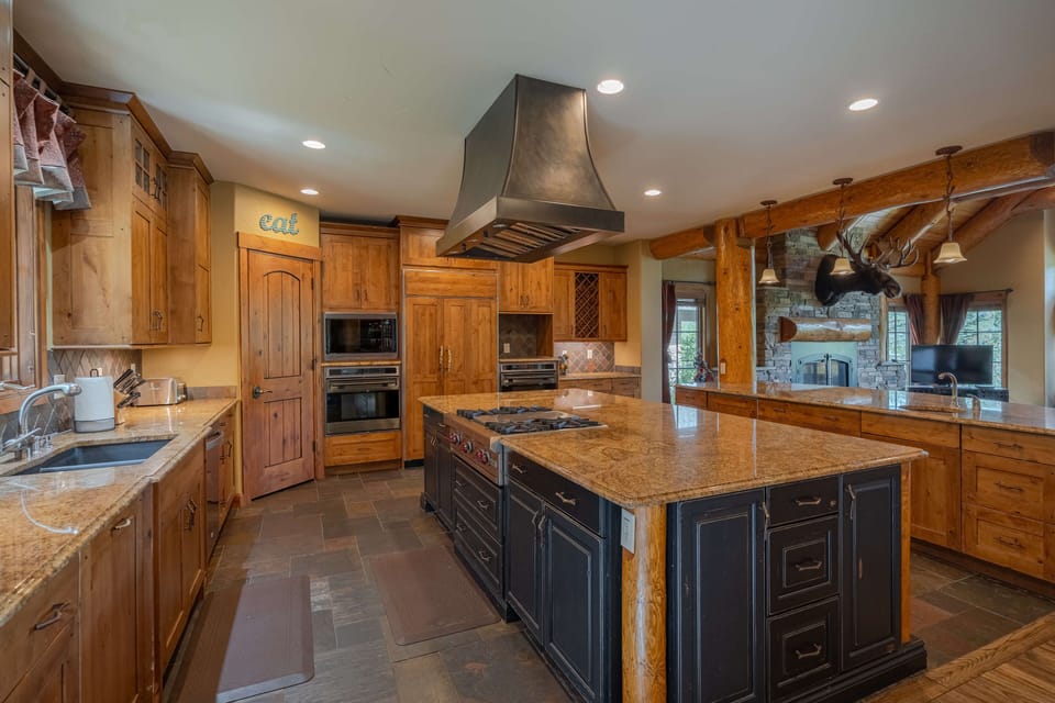 Gourmet dream kitchen ready to prepare your favorite meals