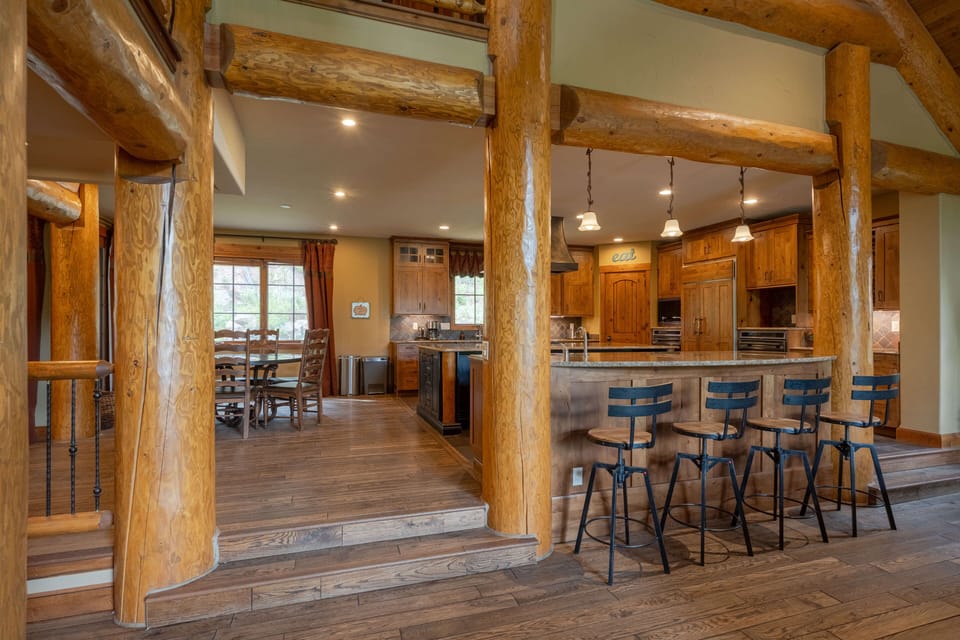 Breakfast bar seating for four
