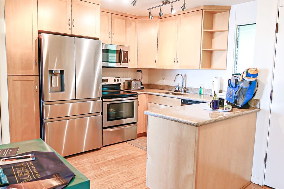 Featuring a newly renovated, full kitchen stocked with the essential items