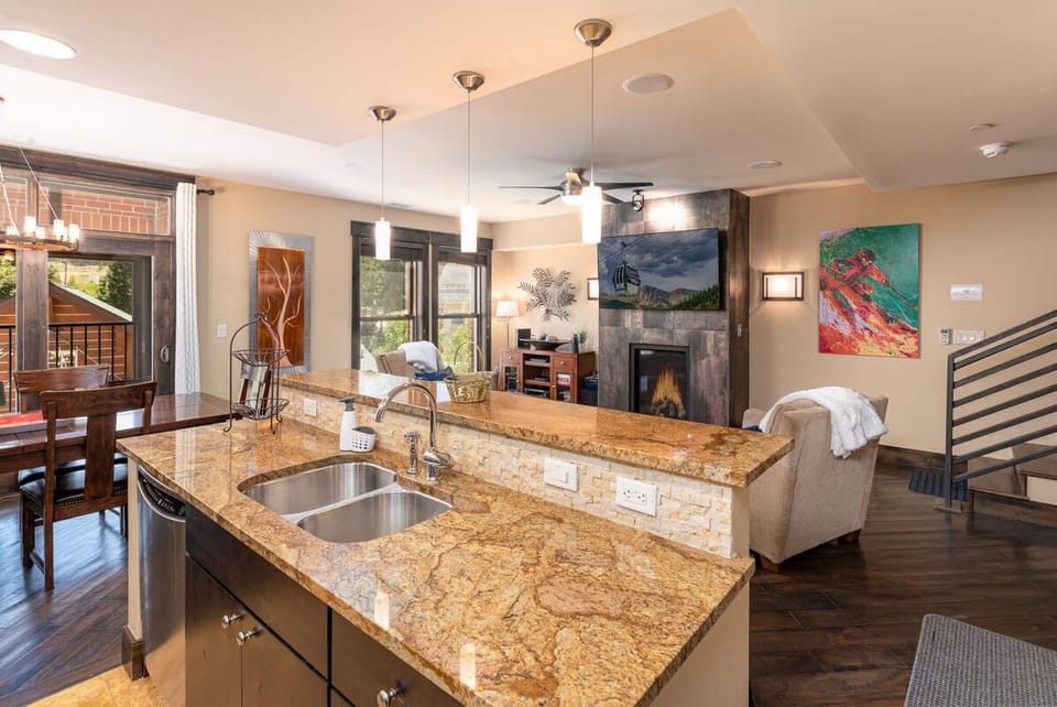 Chat with your group from the kitchen to the living room to the dining room