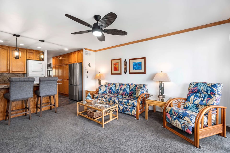 Living Area with couch and chair