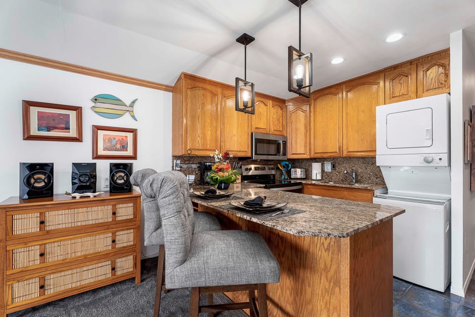 Fully equipped kitchen