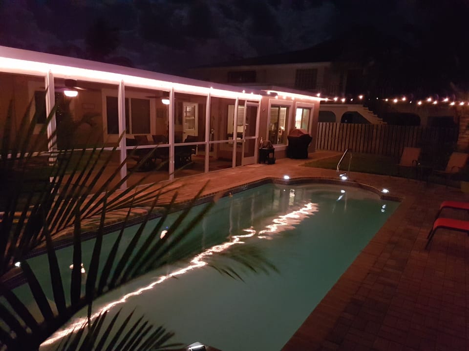 Pool evening swim
