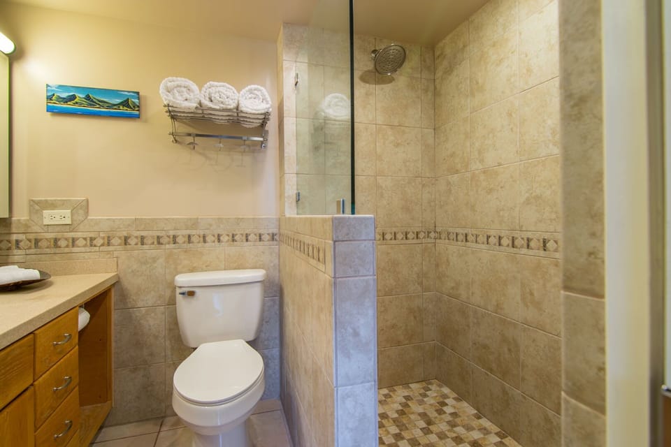 With glass partition