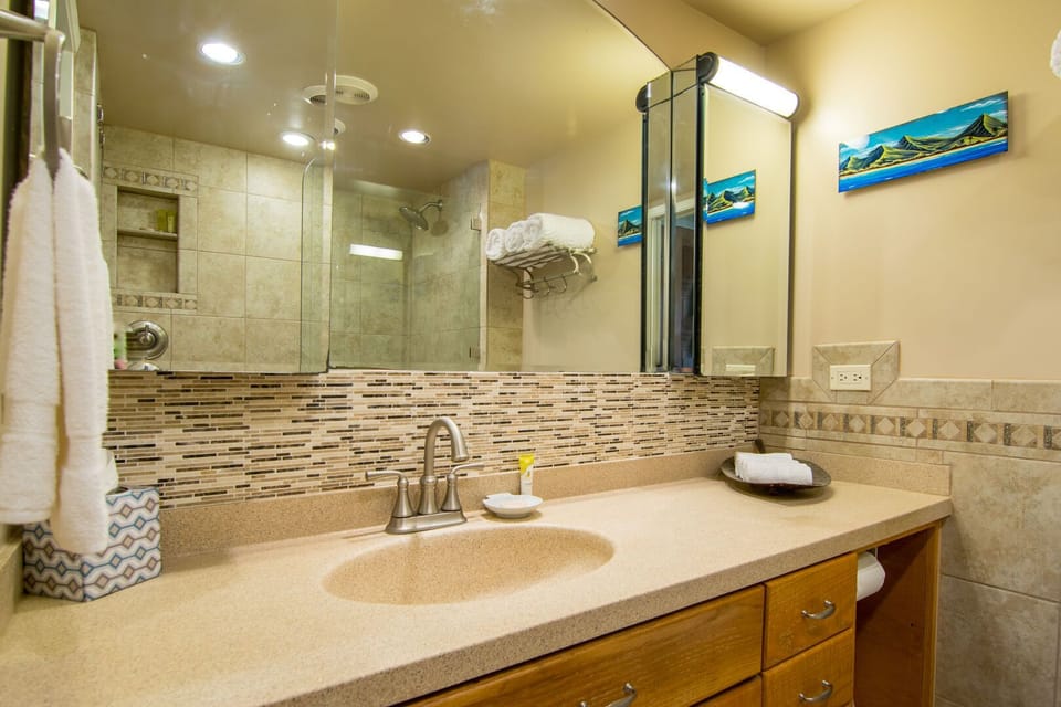 Newly remodeled bathroom