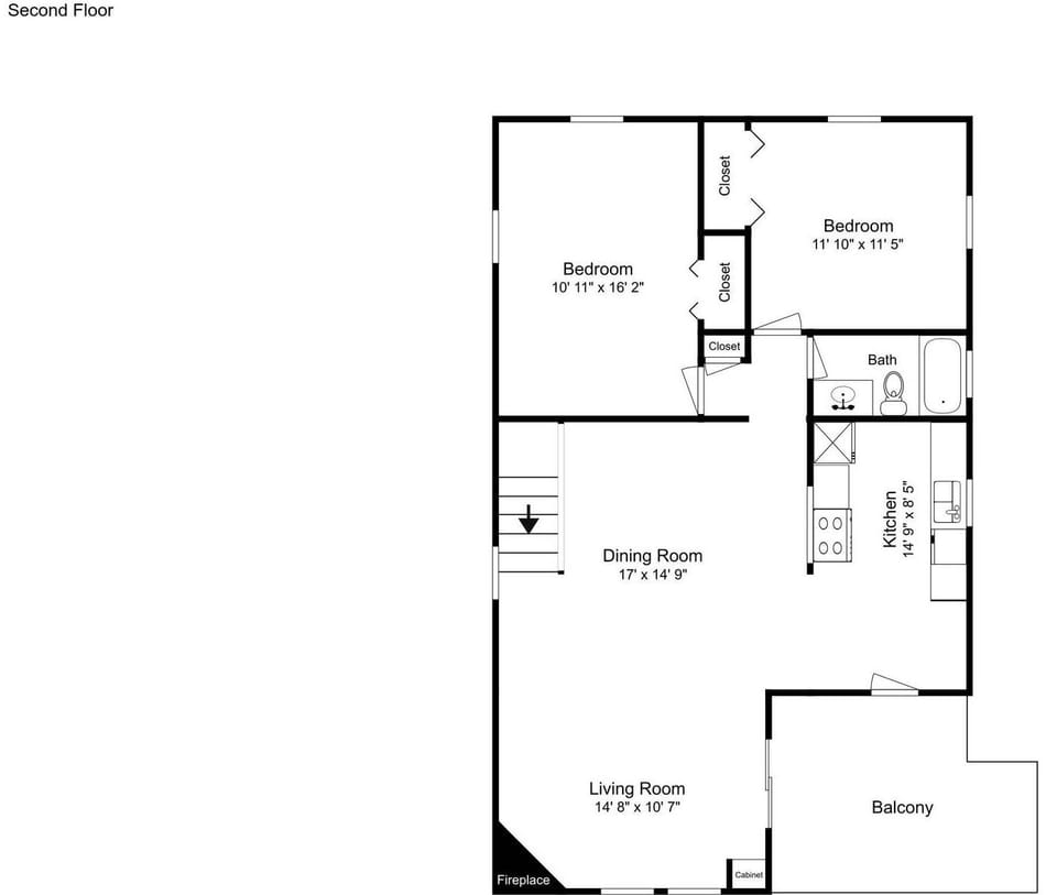 Second Floor Lay Out
