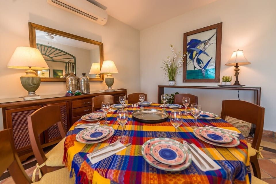 Dining area - Casa San Francisco South Akumal beach Mexico 5 bedroom vacation rental home