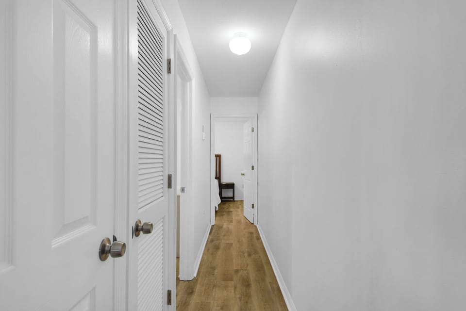 Head to the guest rooms