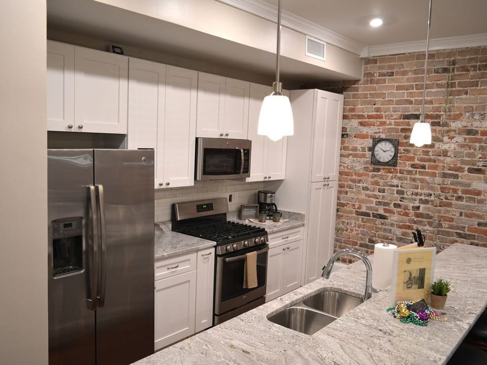 Galley style kitchen