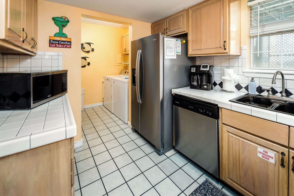 Fully stocked kitchen