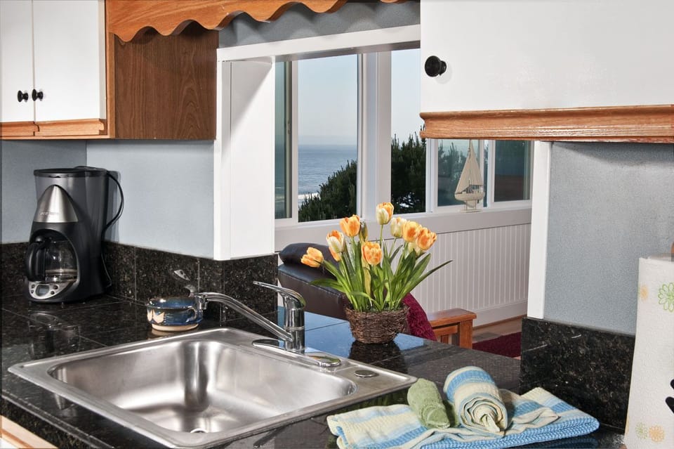 Kitchen sink - Pass through to family room