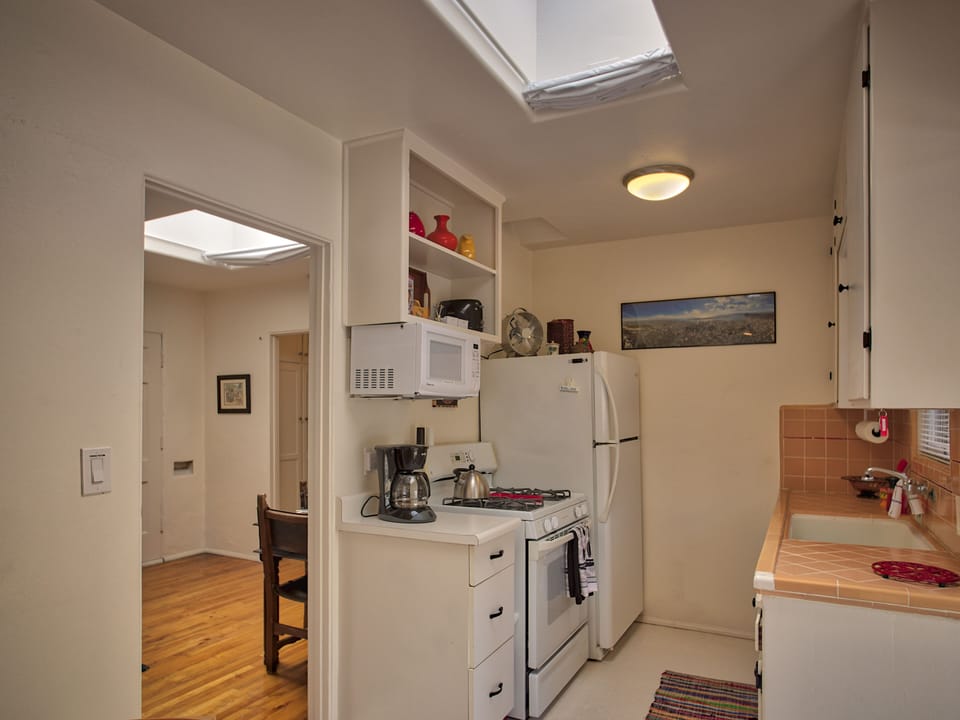 Good light from skylight, windows, or LED overhead