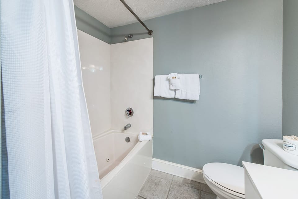 Jetted tub in full Master bath