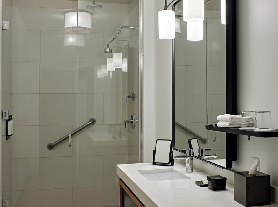 Room | Bathroom | Separate tub and shower, free toiletries, hair dryer, bathrobes