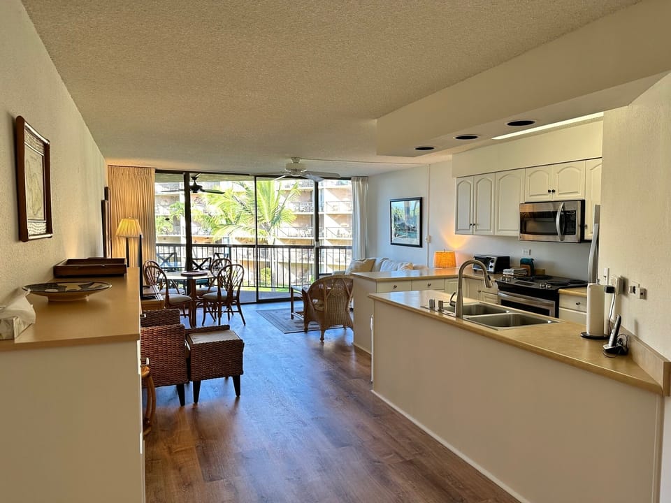 Entry way - Entry way looking into living room and kitchen.