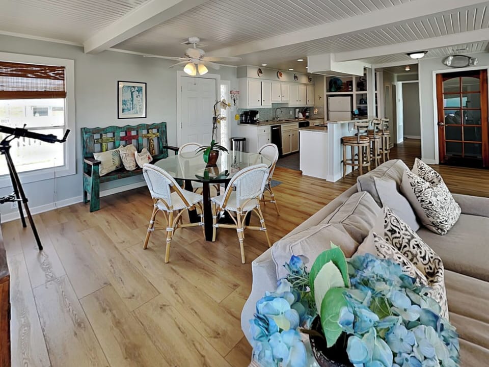 Open Concept Living Room, Kitchen, & Dining Area - Second Floor