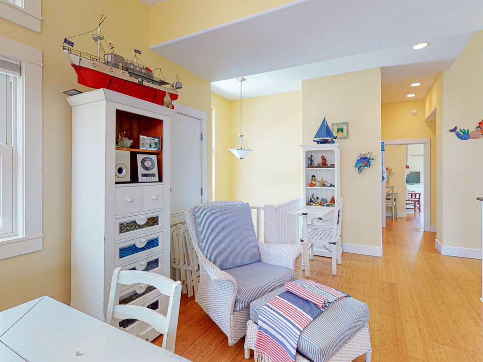 Reading Chair in Dining Area