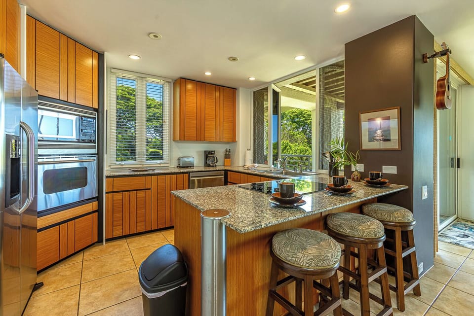Prepare your favorite meal in this stylish kitchen