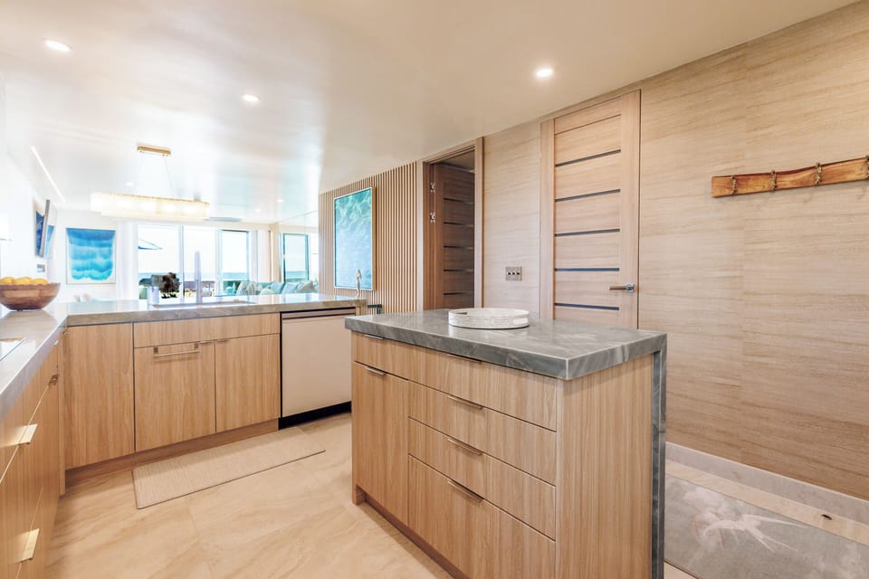 Whether you're a pro chef or just here for the snacks, you'll find everything you need in our fully-stocked, high-end kitchen, designed to make your stay seamless.