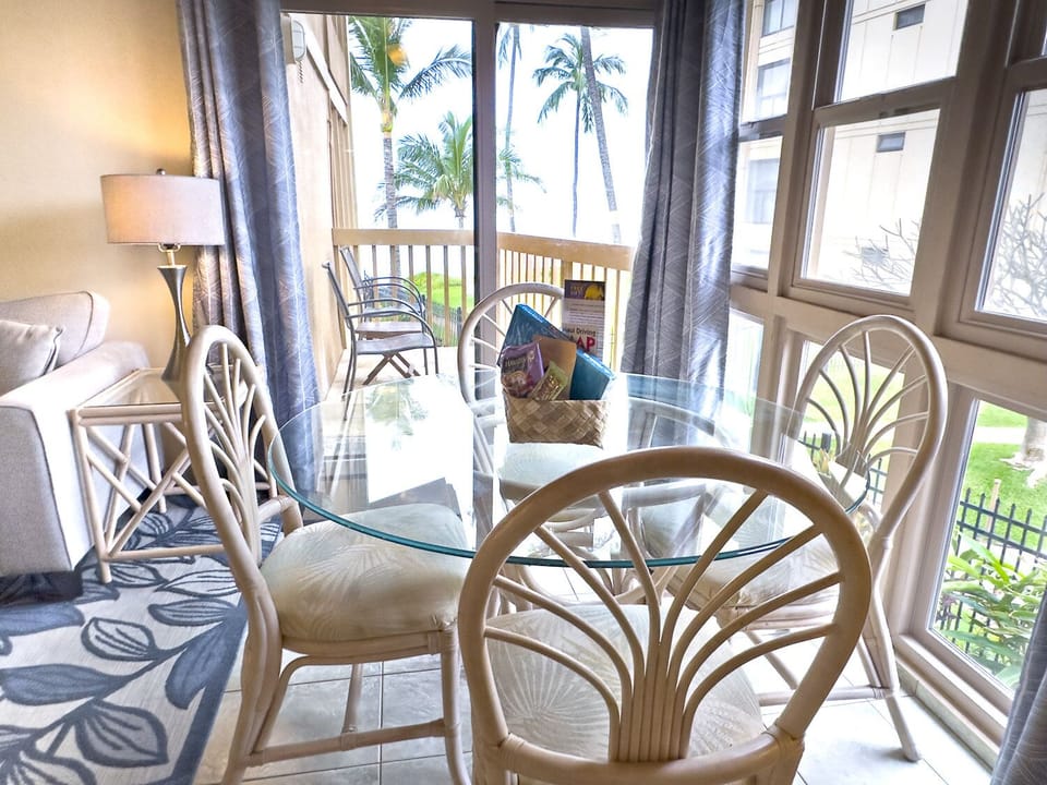 Gorgeous view from your dining area.