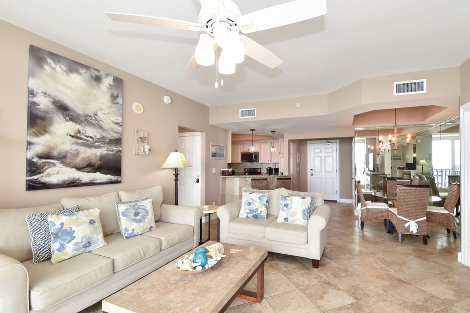 Silver Beach Towers East 1005- Living Area