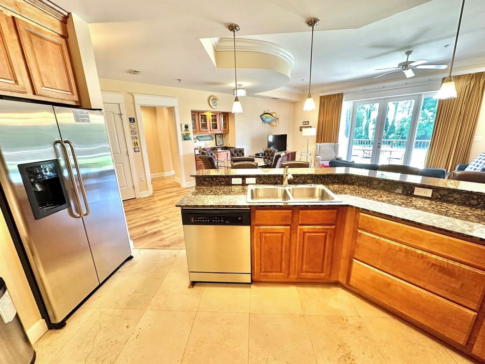 Fully stocked kitchen