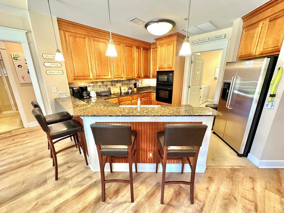 Fully stocked kitchen