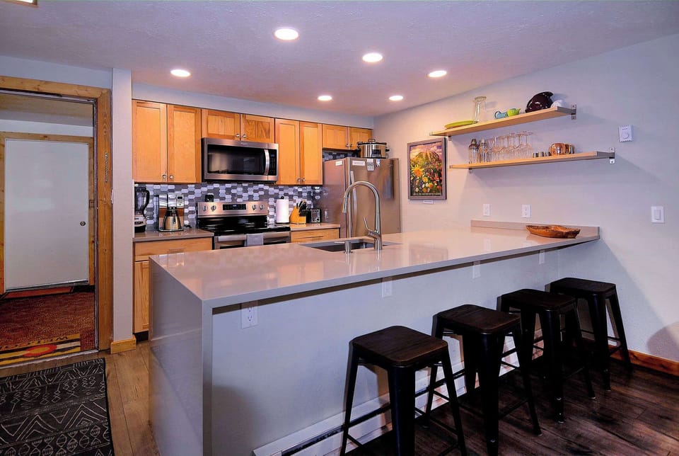 Remodeled fully stocked kitchen
