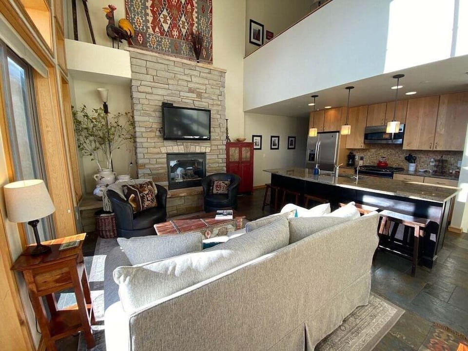 Open Living Room and Kitchen