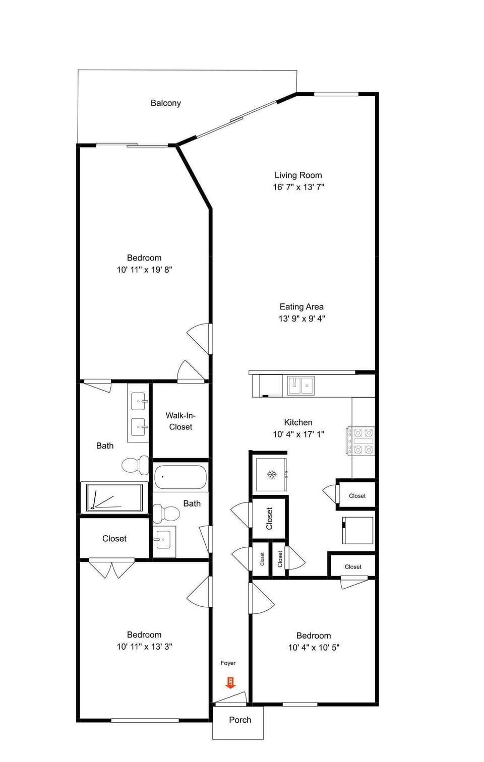 Gull reef 635 - Floor Plan