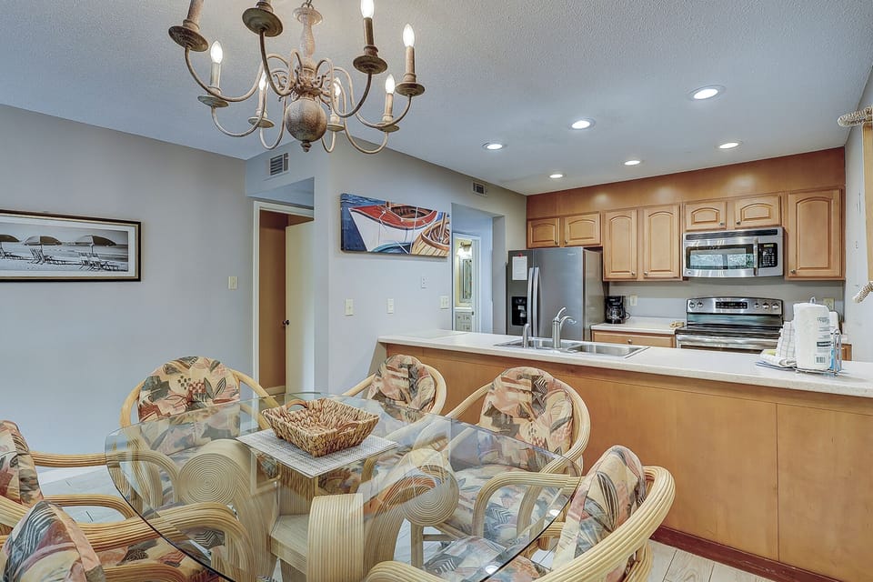 Dining and kitchen