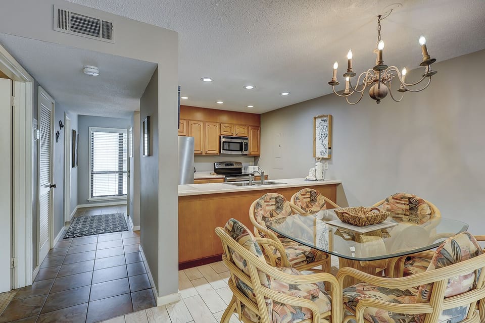 Dining and kitchen