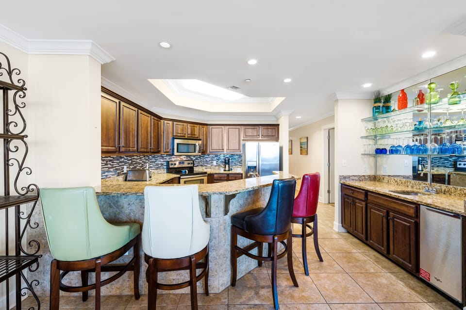 Extra Seating at the Breakfast Bar