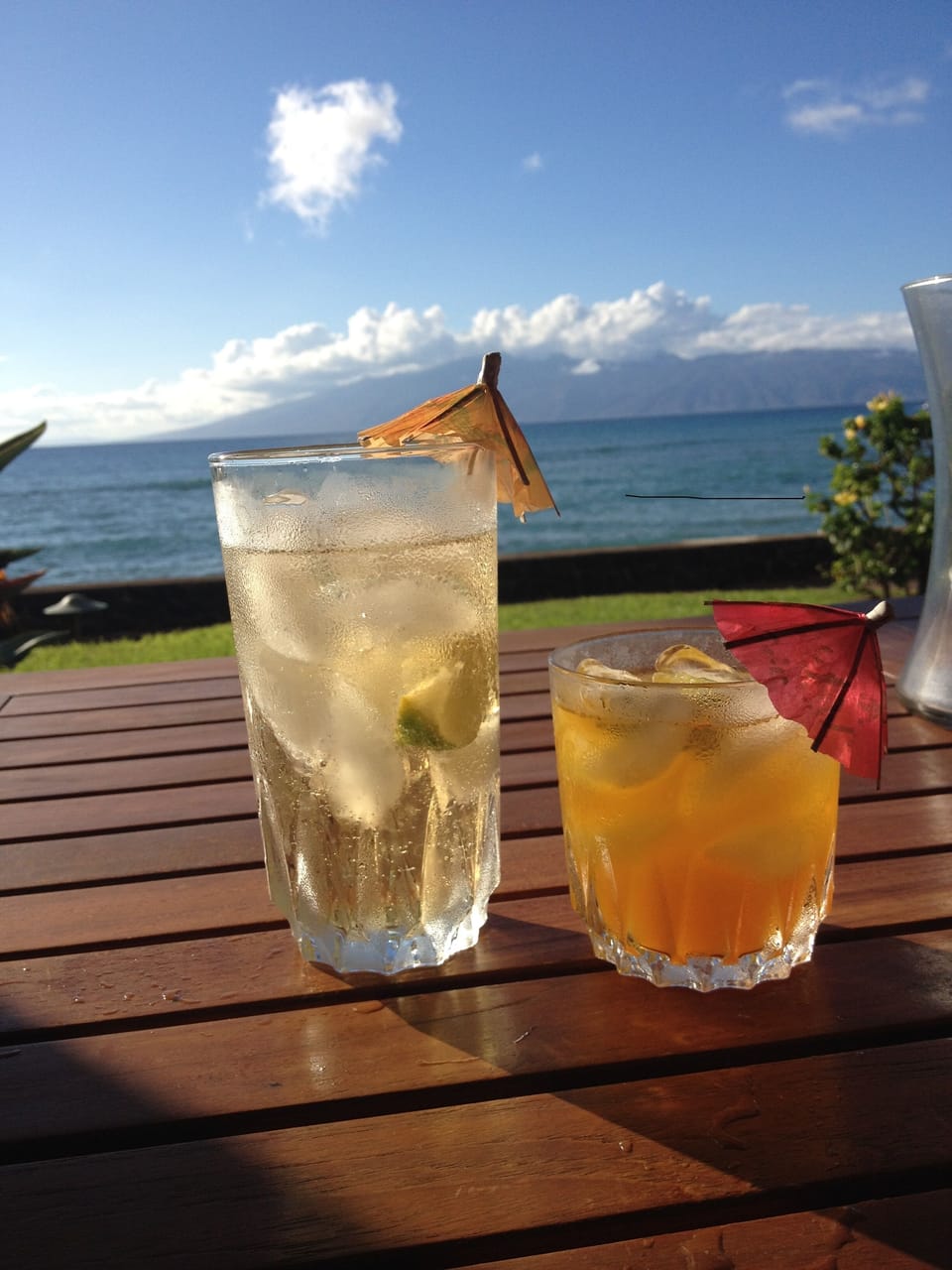 Another view of Molokai from our lanai table