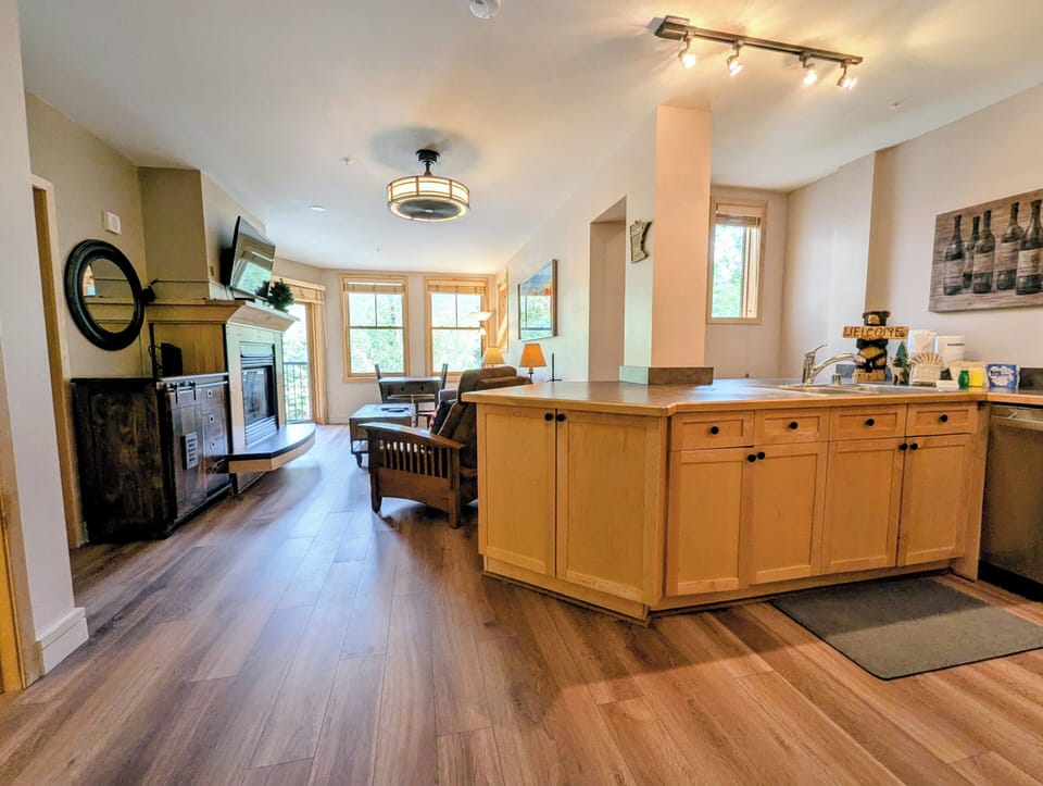 Open layout with Updated Flooring