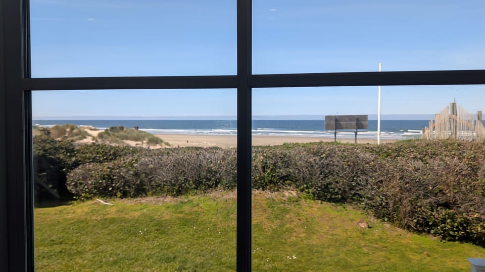 Living & Dining Room View on a lovely sunny day.