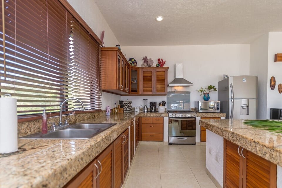 Kitchen - Casa Dena Tankah Tulum Mexico vacation rental