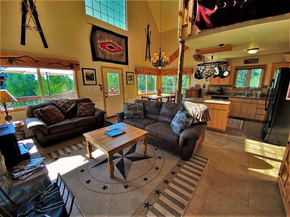 Open Living Room and Kitchen