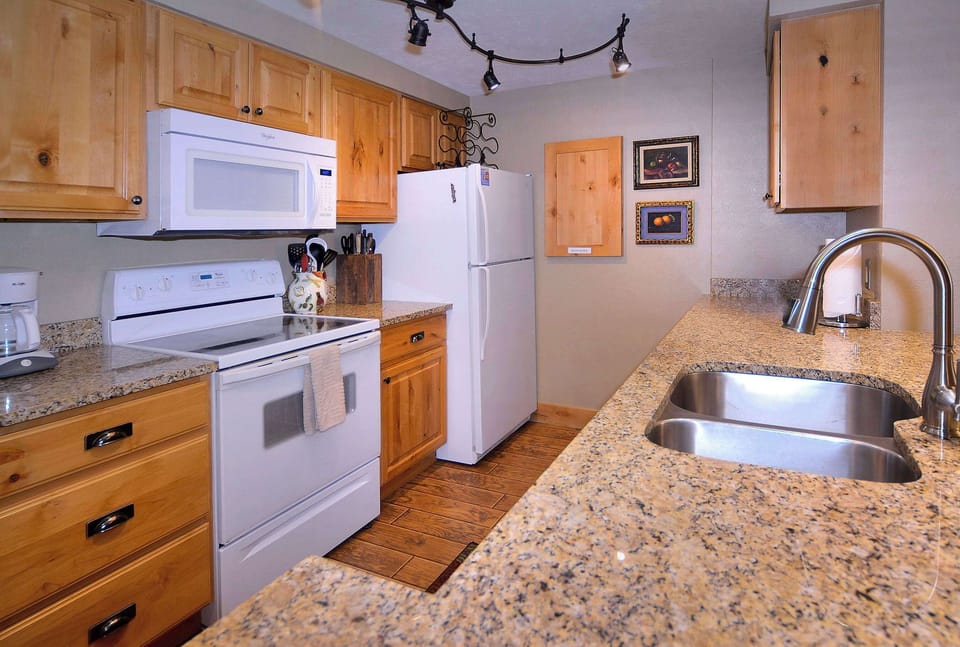 Fully stocked kitchen