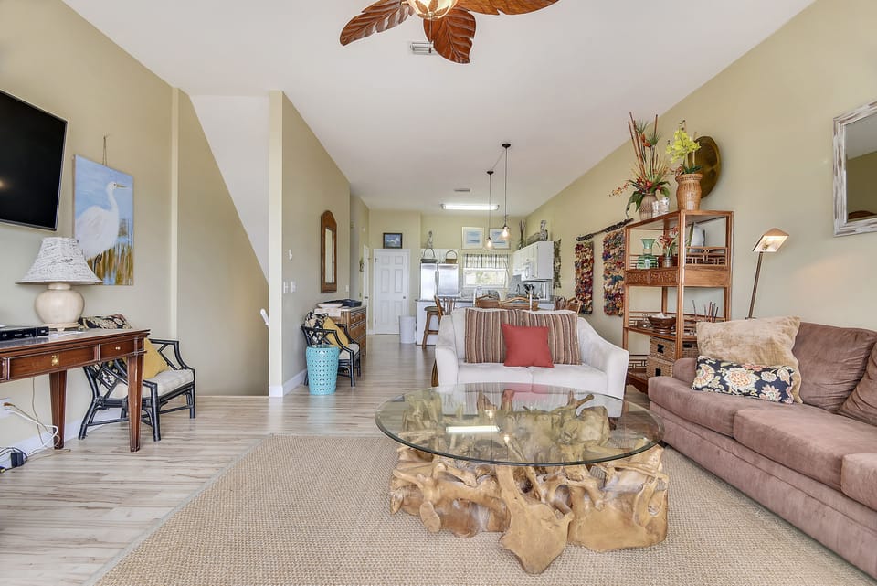 Gulf Front Living Area