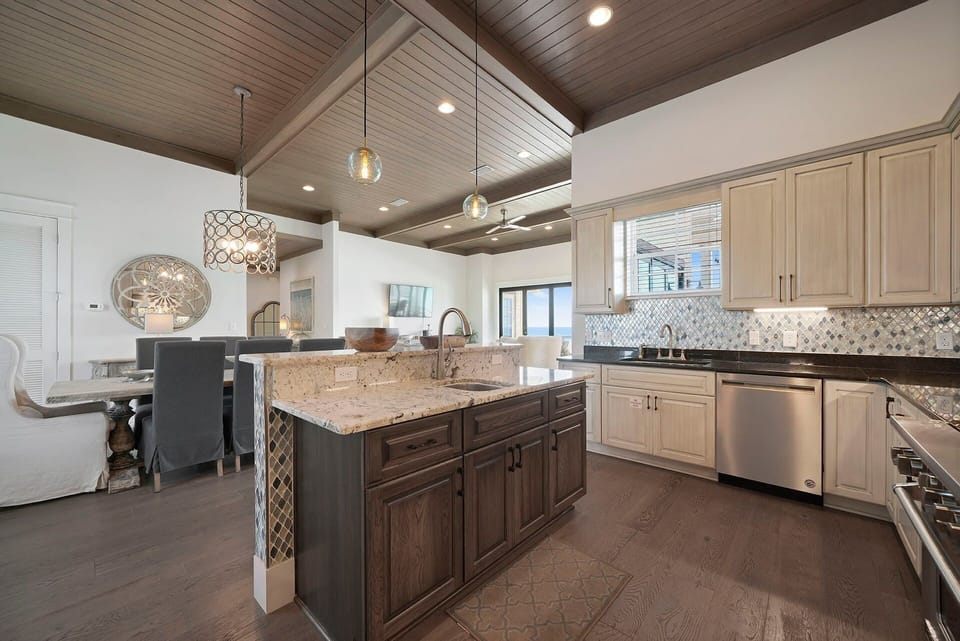 The Pelagic Blue - Dune Allen Beach - Kitchen