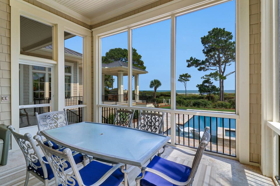 22 Sandhill Crane - Downstairs Oceanfront Screened In Porch
