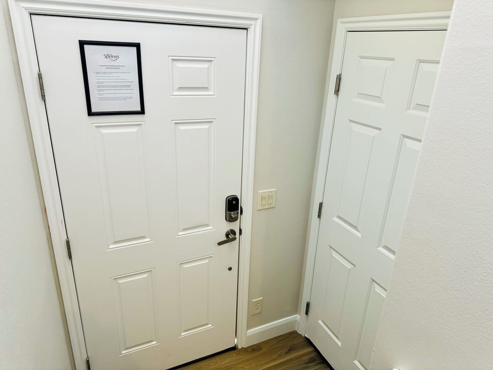 View to Front Door/Garage Access