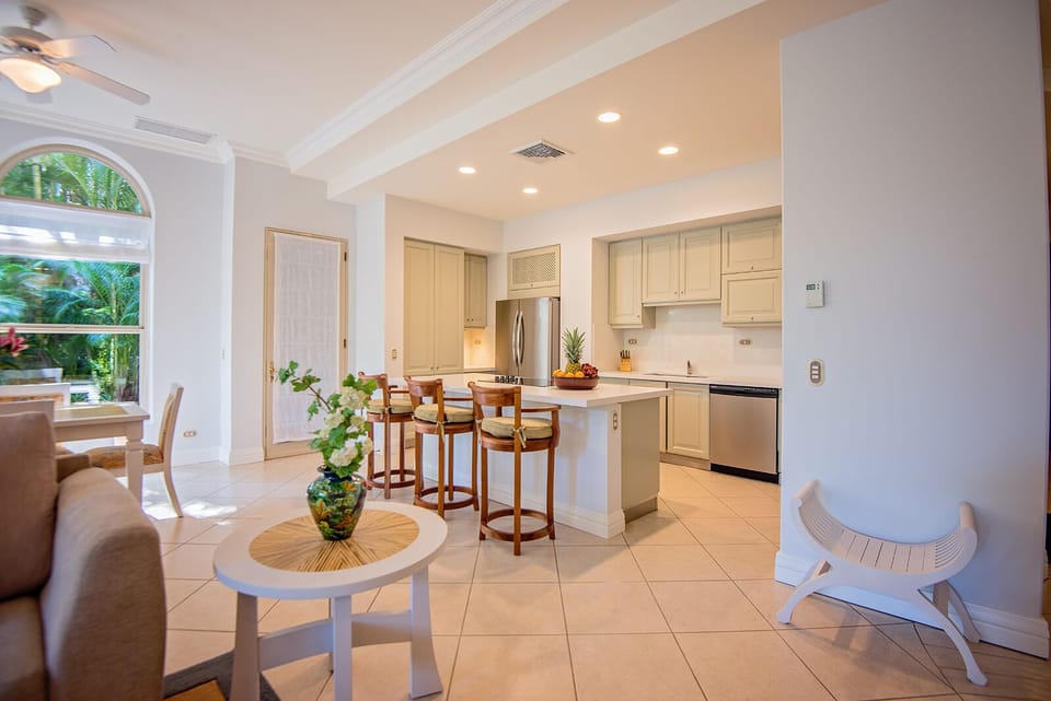 Open kitchen area.