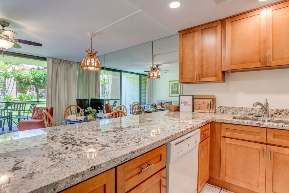 Stunning modern countertops and cabinets