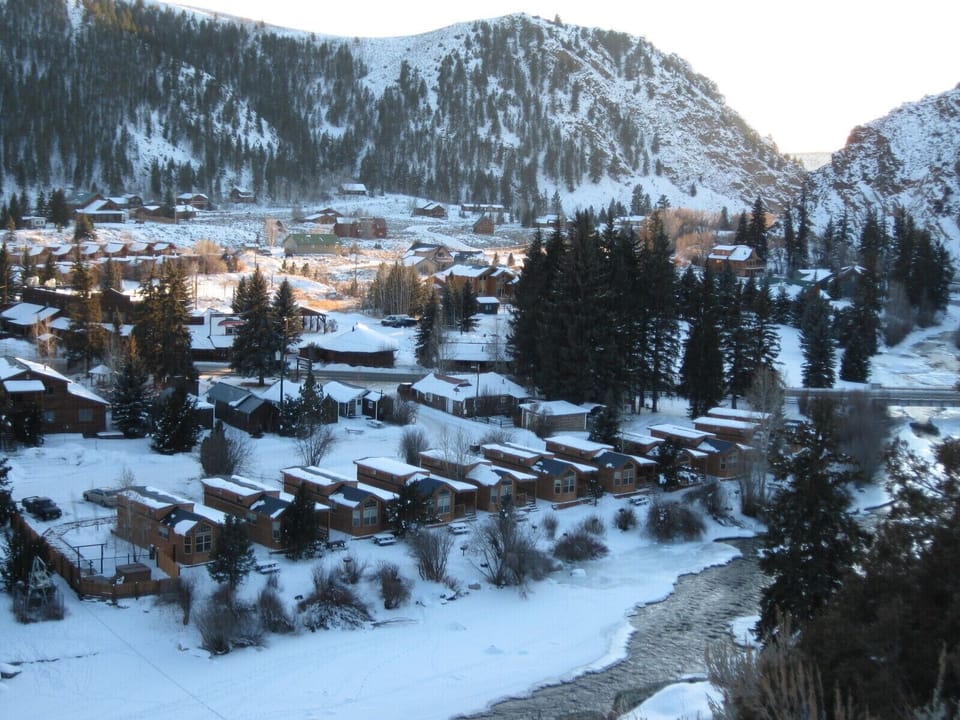 Resort in winter